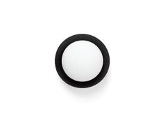 Faro May - plafondlamp - Ø 12 x 8 cm - 4W LED incl. - IP44 - zwart