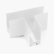 Faro Neso - T opbouw connectie stuk - magnetisch railsysteem -wit