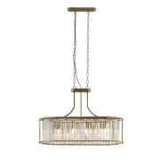 Searchlight Victoria - hanglamp - 78 x 30 x 150 cm - goud
