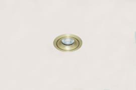 Artdelight Alice - inbouwspot - Ø 90 mm, Ø 83 mm inbouwmaat - mat goud