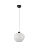 Artdelight Windsor - hanglamp - Ø 24 x 177,8 cm - wit