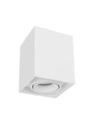 Nova Luce Rende - opbouwspot - 9,6 x 9,6 x 12 cm - wit