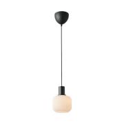 Nordlux Milford - hanglamp - Ø 15 x 228,8 cm - zwart met wit