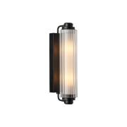 Nordlux Nimal - wandlamp - 7,8 x 12,5 x 35 cm - IP44 - zwart