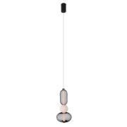 Maxlight Bora - hanglamp - Ø 22 x 183 cm - 10W LED incl. - zwart en go...
