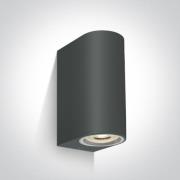 ONE Light GU10 Outdoor Cylinder Lights - buiten wandlamp - 9 x 7 x 16 ...