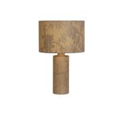 Searchlight Isla - tafellamp - Ø 30 x 49 cm - bruin en zwart