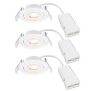 Nordlux Monolo 3-Kit - inbouwspot - Ø 82 mm, Ø 68 mm inbouwmaat - 3 st...