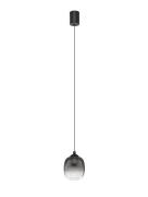 Nova Luce Kita - hanglamp - Ø 10 x 125 cm - 6W LED incl. - zandzwart e...