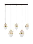 Nova Luce Egna - hanglamp - 86 x 120 x 15 cm - 58W LED incl. - opaal, ...