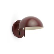 Faro Matilda - wandlamp - 18,6 x 16,6 cm - granaatrood