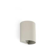 Faro Sole I - wandlamp -  8 x 10 x 6,5 cm - grijs