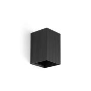 Faro Lune I - wandlamp - 8 x 10 x 6,5 cm - zwart