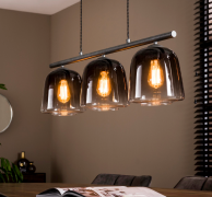 Vico Grey Shade - hanglamp - 97 x 23 x 150