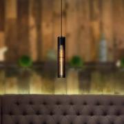 Lucide Lionel - hanglamp - 6,5 x 11 x 180 cm - zwart