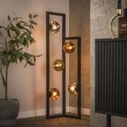 Vico Stellar - vloerlamp - 130 cm - zwart