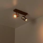 Lucide Upton - opbouw spot 2L - 26 x 9,5 x 12,5 cm - gerookt