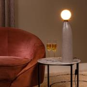 Lucide Figaro - tafellamp - Ø 12 x 53,5 cm - grijs