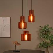 Lucide Rollo - hangamp - Ø 50 x 150 cm - terracotta