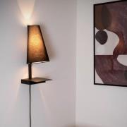 Lucide Gregory - bedlamp met USB-poort - 19,8 x 18 x 45 cm - zwart