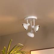 Lucide Sensas - opbouwspot - Ø 25,8 cm x 26,8 cm - wit