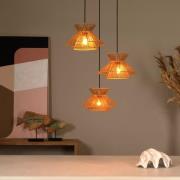 Lucide Tasman - hanglamp - 60,9 x 57 x 150 cm - naturel