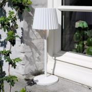 Lucide Justine - draadloze buiten tafellamp met laadstation - Ø 13,5 x...