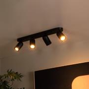 Lucide Punch - opbouwspot - 63 x 10 x 9,5 cm - zwart