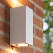 Lucide Zaro - buiten wandlamp - 7,8 x 6,8 x 16 cm - IP44 - wit