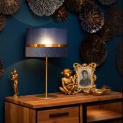 Lucide Extravaganza Tusse - tafellamp - Ø 30 x 50 cm - blauw