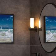 Lucide Jayla - wandverlichting - 8 x 10,6 x 19 cm - IP44 - zwart