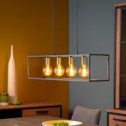 Lucide Ruben - hanglamp - 92 x 22 x 152 cm - zwart