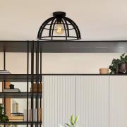 Lucide Dikra - Plafondverlichting - Ø 40  x 24 cm - zwart