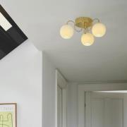 Nordlux Franca - plafondlamp 3L - 46 x 18 cm - messing