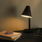 Nordlux Wilmer - tafellamp - Ø 13,7 x 32,9 cm - zwart