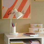 Nordlux Devone - bureaulamp - Ø 12 x 43,5 x 15 cm - wit