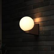 Nordlux Hayley - wandlamp - Ø 15 x 19,2 x 19,1 cm - IP44 - metaalbruin