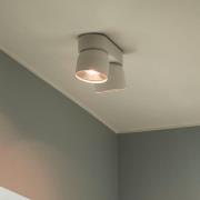 Nordlux Pitcher - opbouwspot - 24 x 10 x 11,6 cm - wit en zilver