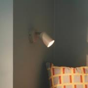 Nordlux Explore - wandlamp met schakelaar -  Ø 8 x 14,5 cm - beige